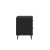 Flash Furniture ZG-028-BK-GG 65" Mid Century Black TV Stand with Shelf and Storage Drawers addl-9