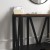 Flash Furniture ZG-034-BK-WAL-GG Farmhouse 2-Tier Console Walnut Finish Accent Table with Black Frame addl-6