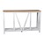 Flash Furniture ZG-034-WH-WOAK-GG Farmhouse 2-Tier Console Warm Oak Finish Accent Table with White Frame addl-7
