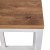 Flash Furniture ZG-034-WH-WOAK-GG Farmhouse 2-Tier Console Warm Oak Finish Accent Table with White Frame addl-8