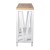 Flash Furniture ZG-034-WH-WOAK-GG Farmhouse 2-Tier Console Warm Oak Finish Accent Table with White Frame addl-9