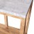 Flash Furniture ZG-034-WOAK-CONC-GG Farmhouse 2-Tier Accent Table -Warm Oak Finish Engineered Wood Frame - Concrete Finish Tabletop addl-8
