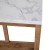 Flash Furniture ZG-034-WOAK-MARB-GG Farmhouse 2-Tier Marble Finish Accent Table with Warm Oak Frame addl-8