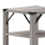 Flash Furniture ZG-035-GY-GG Farmhouse Wooden 3 Tier Gray Wash End Table with Black Accents and Cross Bracing addl-8
