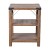 Flash Furniture ZG-035-OAK-GG Farmhouse Wooden 3 Tier Rustic Oak End Table with Black Accents and Cross Bracing addl-9