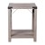 Flash Furniture ZG-036-GY-GG Farmhouse Wooden 2 Tier Gray Wash End Table with Black Accents and Cross Bracing addl-9
