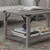 Flash Furniture ZG-037-GY-GG Farmhouse Wooden 2 Tier Gray Wash Coffee Table with Black Accents and Cross Bracing addl-6