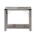 Flash Furniture ZG-037-GY-GG Farmhouse Wooden 2 Tier Gray Wash Coffee Table with Black Accents and Cross Bracing addl-8