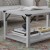 Flash Furniture ZG-037-LTGY-GG Farmhouse Wooden 2 Tier Aspen Gray Coffee Table with Black Accents and Cross Bracing addl-6