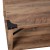 Flash Furniture ZG-037-OAK-GG Farmhouse Wooden 2 Tier Rustic Oak Coffee Table with Black Accents and Cross Bracing addl-7