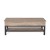 Flash Furniture ZG-075-GY-GG Farmhouse Gray Wash Entryway Storage Bench with Lower Shelf addl-10