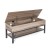 Flash Furniture ZG-075-GY-GG Farmhouse Gray Wash Entryway Storage Bench with Lower Shelf addl-13