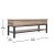 Flash Furniture ZG-075-GY-GG Farmhouse Gray Wash Entryway Storage Bench with Lower Shelf addl-4