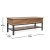 Flash Furniture ZG-075-OAK-GG Farmhouse Rustic Oak Entryway Storage Bench with Lower Shelf addl-4