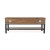 Flash Furniture ZG-075-OAK-GG Farmhouse Rustic Oak Entryway Storage Bench with Lower Shelf addl-7