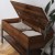 Flash Furniture ZG-075-WAL-GG Farmhouse Walnut Entryway Storage Bench with Lower Shelf addl-5