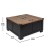 Flash Furniture ZG-ZP-030-BLK-GG 35.75" Farmhouse Storage Coffee Table with Hinged Lift Top, Hidden Storage, Black/Rustic Oak addl-4