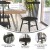Flash Furniture ZH-8101WR-BK-2-GG Commercial Black Wood Armless Spindle Back Chairs, Set of 2 addl-4