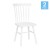 Flash Furniture ZH-8101WR-WH-2-GG Commercial White Wood Armless Spindle Back Chairs, Set of 2 addl-2