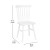 Flash Furniture ZH-8101WR-WH-2-GG Commercial White Wood Armless Spindle Back Chairs, Set of 2 addl-5