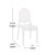 Flash Furniture ZH-GHOST-OVR-4-GG Transparent Crystal Extra Wide Resin Ghost Chairs Set of 4 addl-5
