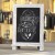 Flash Furniture 10-HFKHD-GDIS-CRE8-022315-GG Canterbury Whitewashed Tabletop Magnetic Chalkboards with Metal Scrolled Legs, 9.5" x 14", Set of 10 addl-1