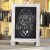 Flash Furniture 10-HFKHD-GDIS-CRE8-022315-GG Whitewashed Tabletop Magnetic Chalkboards with Metal Scrolled Legs, 9.5" x 14", Set of 10 addl-1