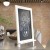 Flash Furniture 10-HFKHD-GDIS-CRE8-522315-GG Whitewashed Tabletop Magnetic Chalkboards with Metal Scrolled Legs, 12" x 17", Set of 10 addl-6