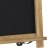 Flash Furniture 10-HFKHD-GDIS-CRE8-622315-GG Canterbury Torched Wood Tabletop Magnetic Chalkboards with Metal Scrolled Legs, 12" x 17", Set of 10 addl-9