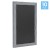 Flash Furniture 10-HGWA-GDIS-CRE8-962315-GG Canterbury Rustic Gray Wall Mount Magnetic Chalkboard Sign, 11" x 17", Set of 10 addl-2