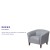 Flash Furniture 111-1-GY-GG Hercules Imperial Series Gray LeatherSoft Chair addl-3