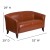 Flash Furniture 111-2-CG-GG Hercules Imperial Series Cognac LeatherSoft Loveseat addl-5
