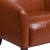 Flash Furniture 111-2-CG-GG Hercules Imperial Series Cognac LeatherSoft Loveseat addl-9