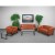 Flash Furniture 111-SET-CG-GG Hercules Imperial Series Cognac LeatherSoft Reception Set addl-1