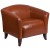 Flash Furniture 111-SET-CG-GG Hercules Imperial Series Cognac LeatherSoft Reception Set addl-3