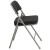 Flash Furniture AW-MC320AF-BK-GG Hercules Premium Curved Triple Braced & Double Hinged Black Pin-Dot Fabric Metal Folding Chair addl-6