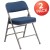 Flash Furniture 2-AW-MC320AF-NVY-GG Hercules Premium Curved Triple Braced & Double Hinged Navy Fabric Metal Folding Chair, 2 Pack  addl-2