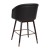 Flash Furniture 2-AY-1928-26-BK-GG Margo 26" Commercial Grade Mid-Back Black LeatherSoft Modern Barstool with Beechwood Legs and Curved Back, Bronze Accents, Set of 2 addl-8