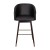 Flash Furniture 2-AY-1928-30-BK-GG 30" Commercial Mid-Back Black LeatherSoft Modern Barstool, Beechwood Legs and Contoured Back, 2/Set addl-11