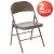 Flash Furniture 2-BD-F002-BGE-GG Hercules Double Braced Beige Metal Folding Chair, 2 Pack addl-2