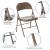 Flash Furniture 2-BD-F002-BGE-GG Hercules Double Braced Beige Metal Folding Chair, 2 Pack addl-4