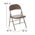 Flash Furniture 2-BD-F002-BGE-GG Hercules Double Braced Beige Metal Folding Chair, 2 Pack addl-5