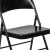 Flash Furniture 2-BD-F002-BK-GG Hercules Double Braced Black Metal Folding Chair, 2 Pack addl-8