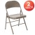 Flash Furniture 2-BD-F002-GY-GG Hercules Double Braced Gray Metal Folding Chair, 2 Pack addl-2