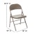 Flash Furniture BD-F002-GY-GG Hercules Double Braced Gray Metal Folding Chair addl-5