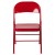 Flash Furniture 2-BD-F002-RED-GG Hercules Double Braced Red Metal Folding Chair, 2 Pack addl-11