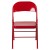 Flash Furniture BD-F002-RED-GG Hercules Double Braced Red Metal Folding Chair addl-10