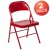 Flash Furniture 2-BD-F002-RED-GG Hercules Double Braced Red Metal Folding Chair, 2 Pack addl-2