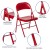 Flash Furniture 2-BD-F002-RED-GG Hercules Double Braced Red Metal Folding Chair, 2 Pack addl-5