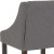 Flash Furniture 2-CH-182020-24-DKGY-F-GG 24" Transitional Walnut Counter Height Stool with Nail Trim, Dark Gray Fabric, Set of 2 addl-12